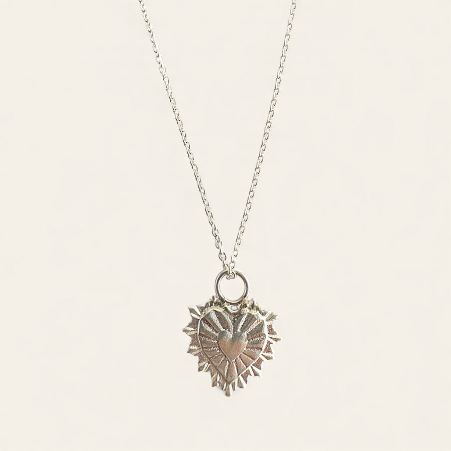 The Heart Burst Charm Necklace