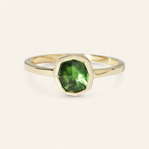Raw Emerald Ring