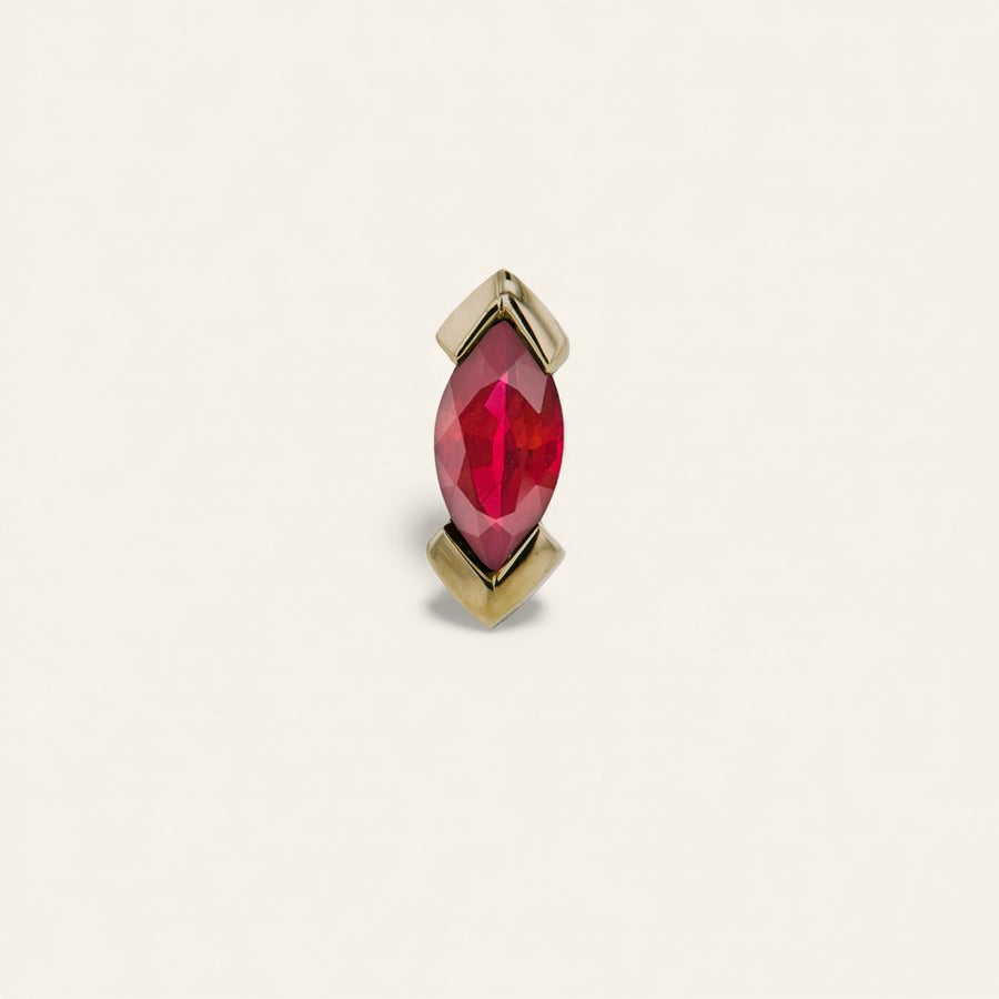 The V-Prong Marquise Stud