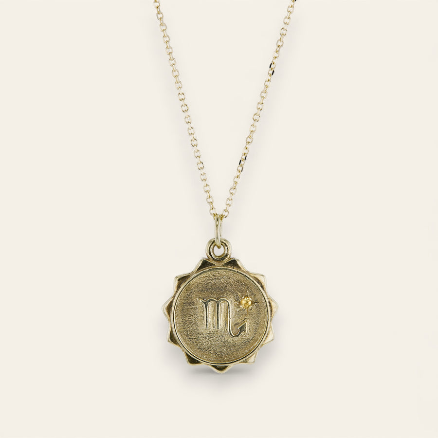 The Zodiac Necklace in Gold