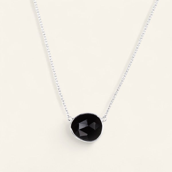 The Faceted Stone Necklace
