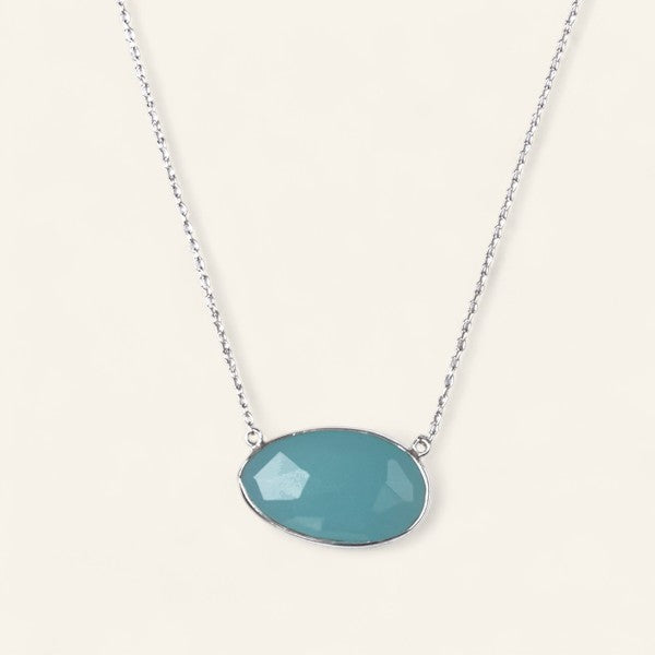 The Faceted Stone Necklace