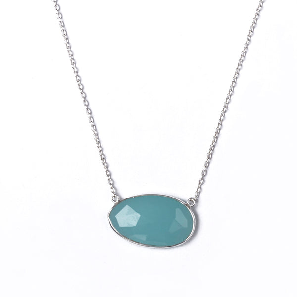 The Faceted Stone Necklace