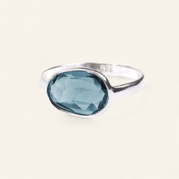 The Polki Gemstone Ring in Silver