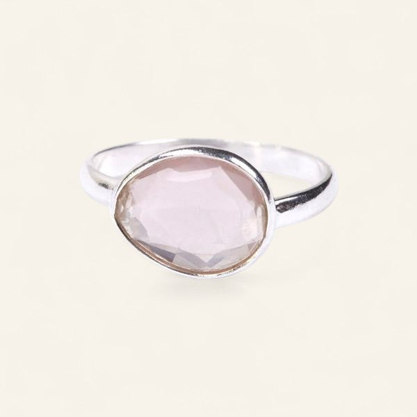 The Polki Gemstone Ring in Silver