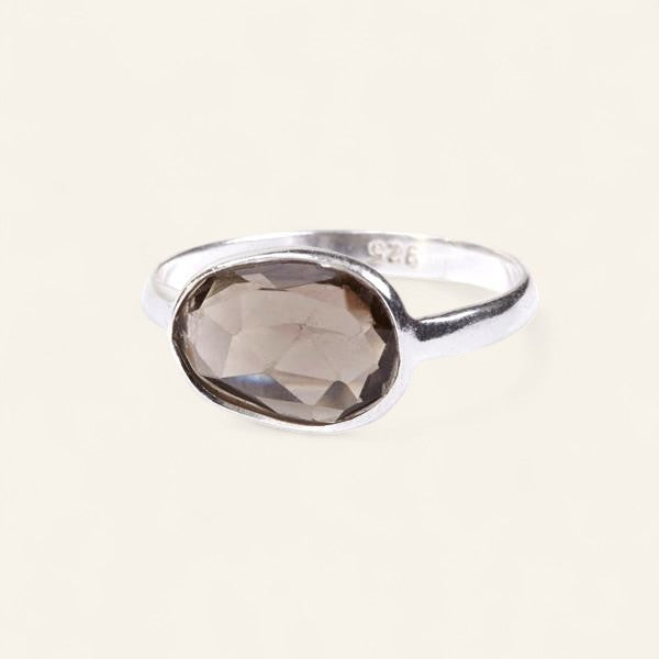The Polki Gemstone Ring in Silver