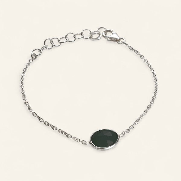The Faceted Stone Bracelet