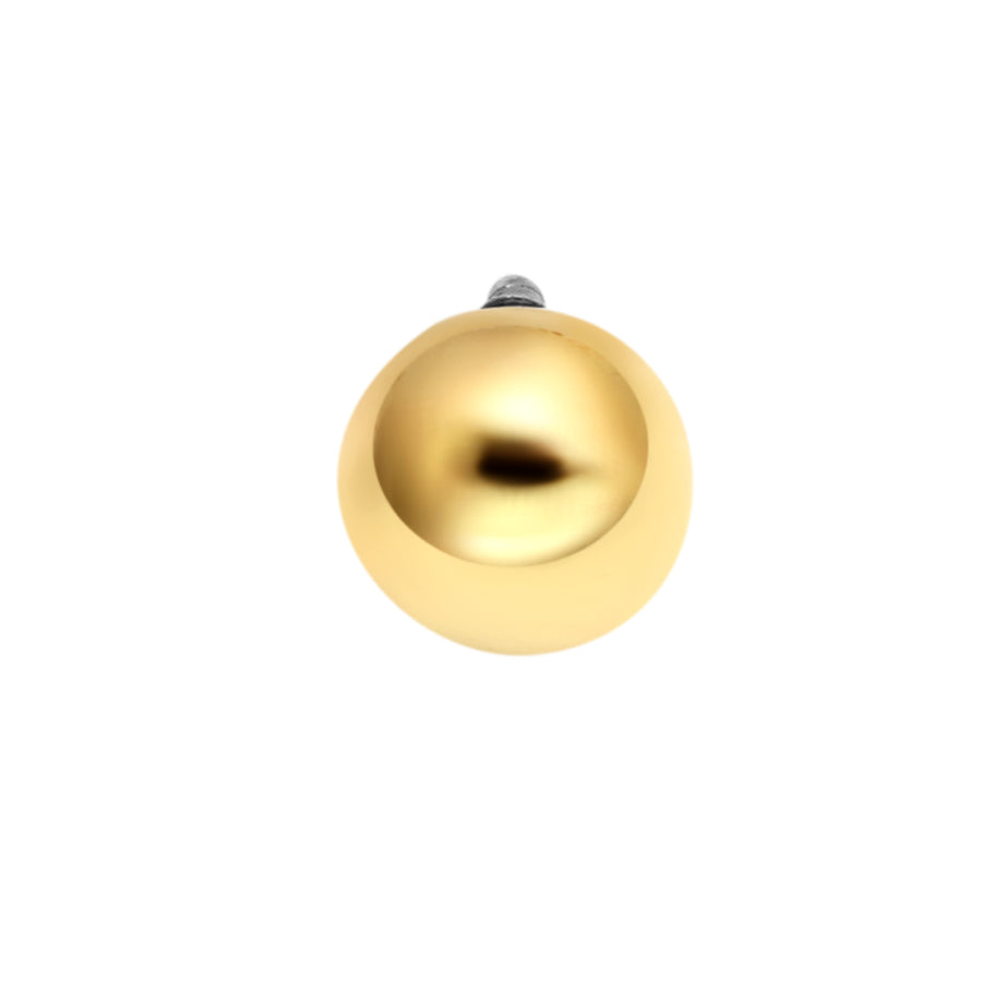 The 24Kt Gold PVD 2mm Ball Stud Top