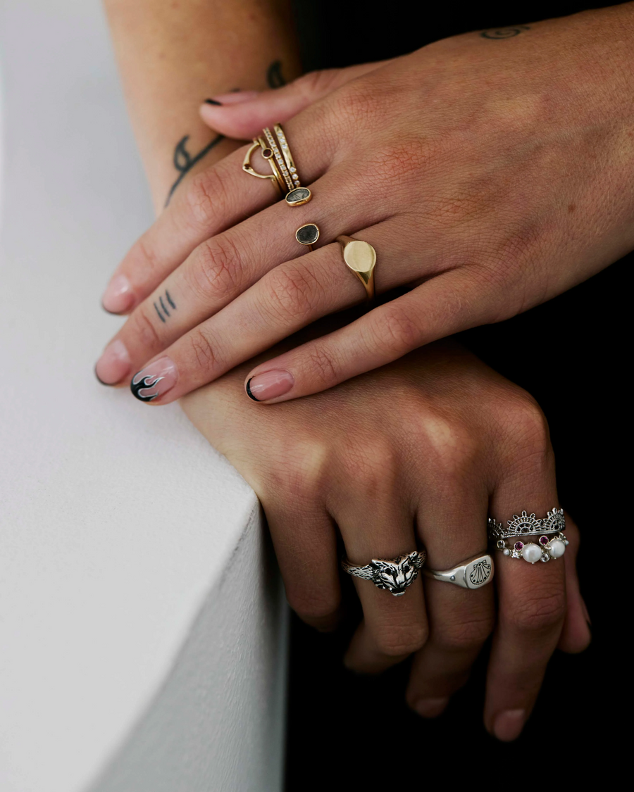 The Tiger Ring in Silver