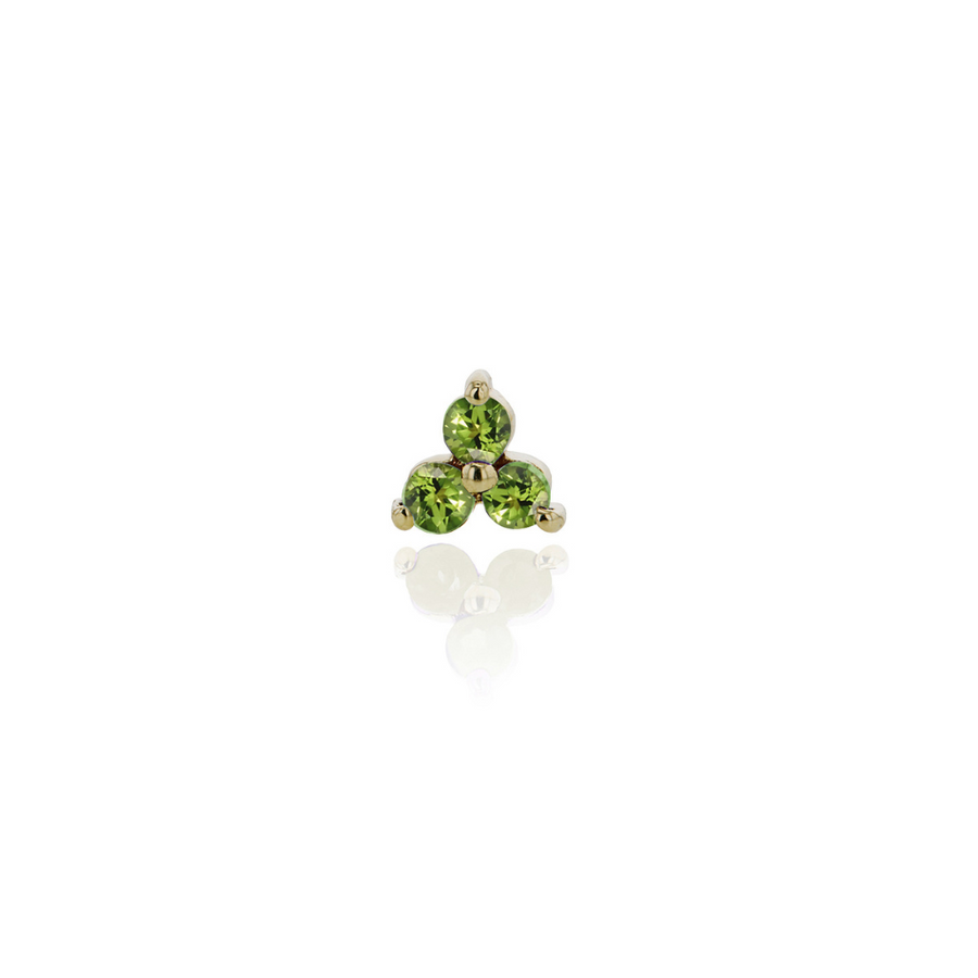 The Mini Tri Stone Stud