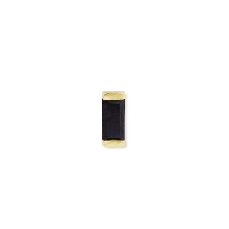 9kt Gold and Spinel Baguette Stud