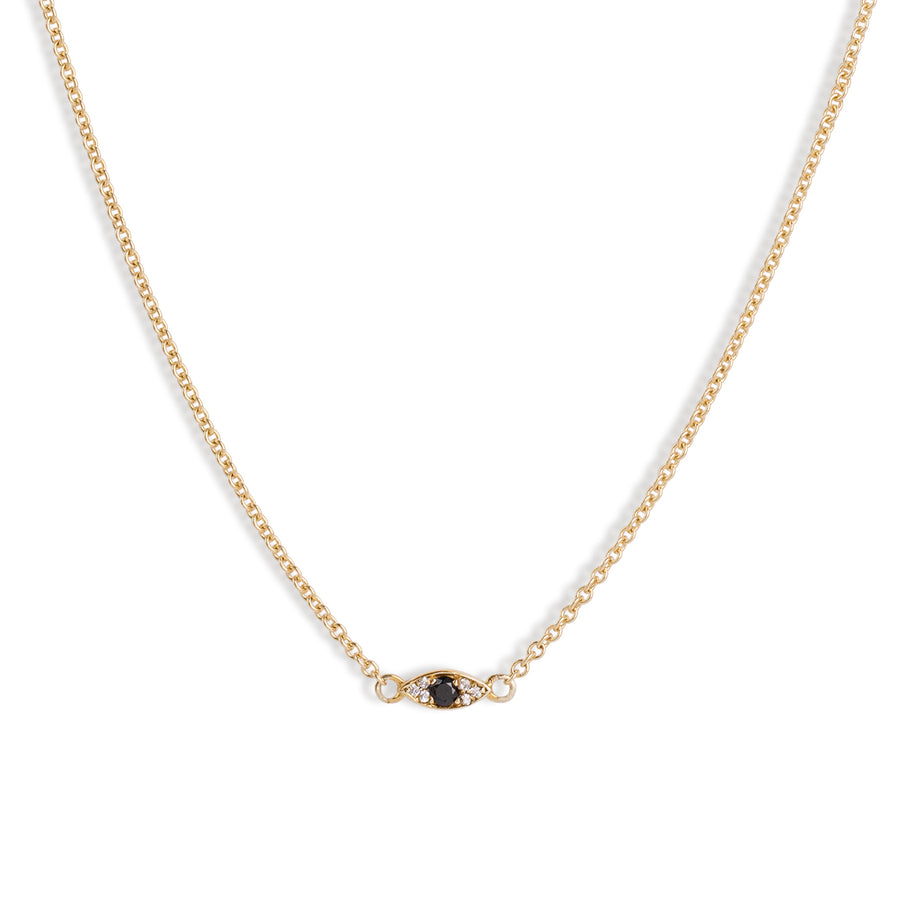 The Gold Mini Evil Eye Choker-Necklace-Black Betty Design