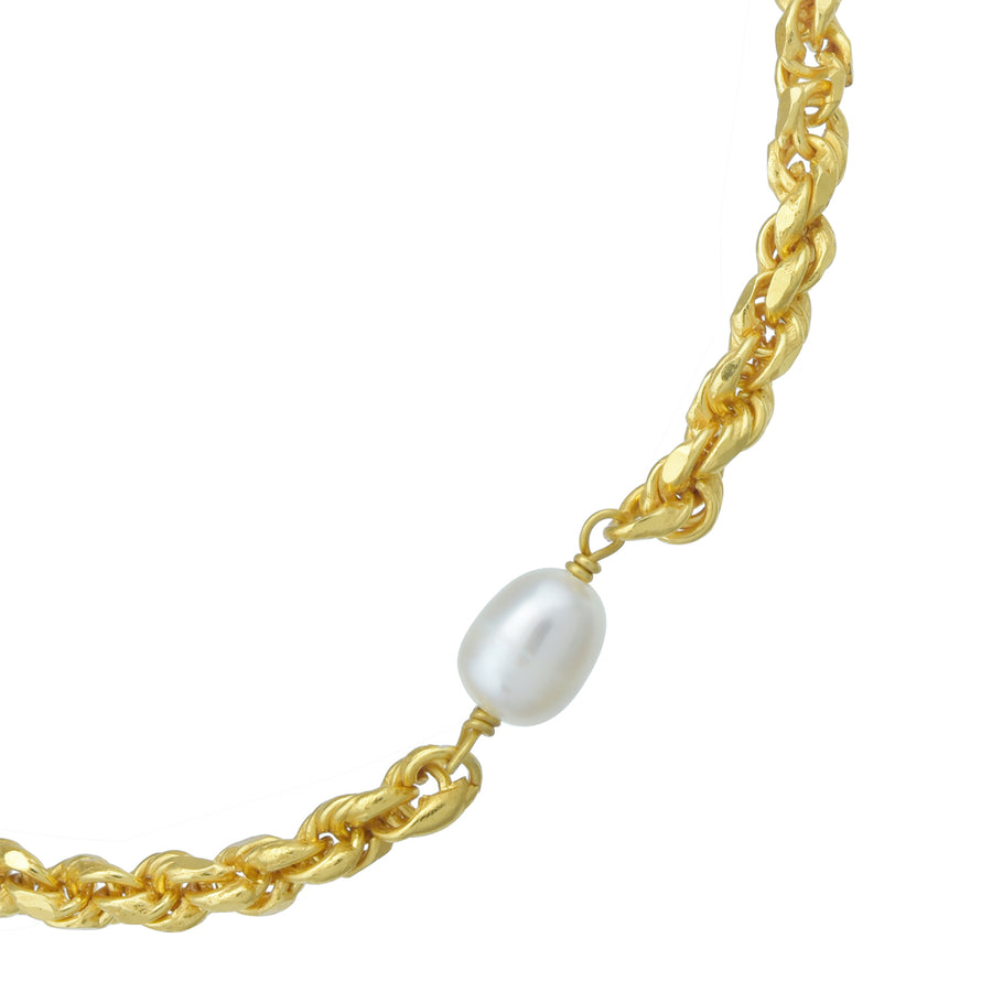 The Roped Pearl Bracelet