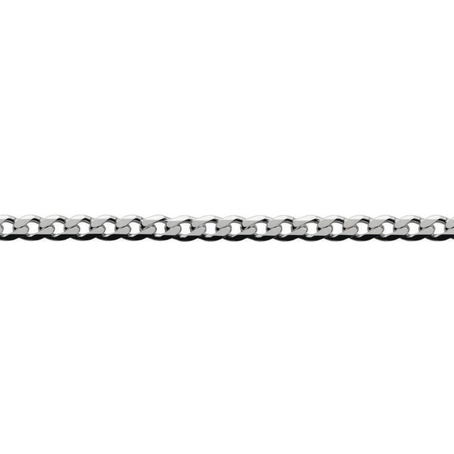 Silver Cuban Miami Curb Chain / 120 Gauge (50cm)