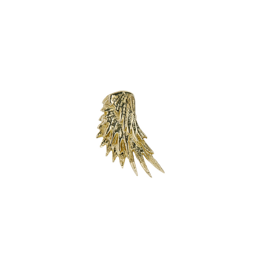 The Wing Stud in 9kt Yellow Gold