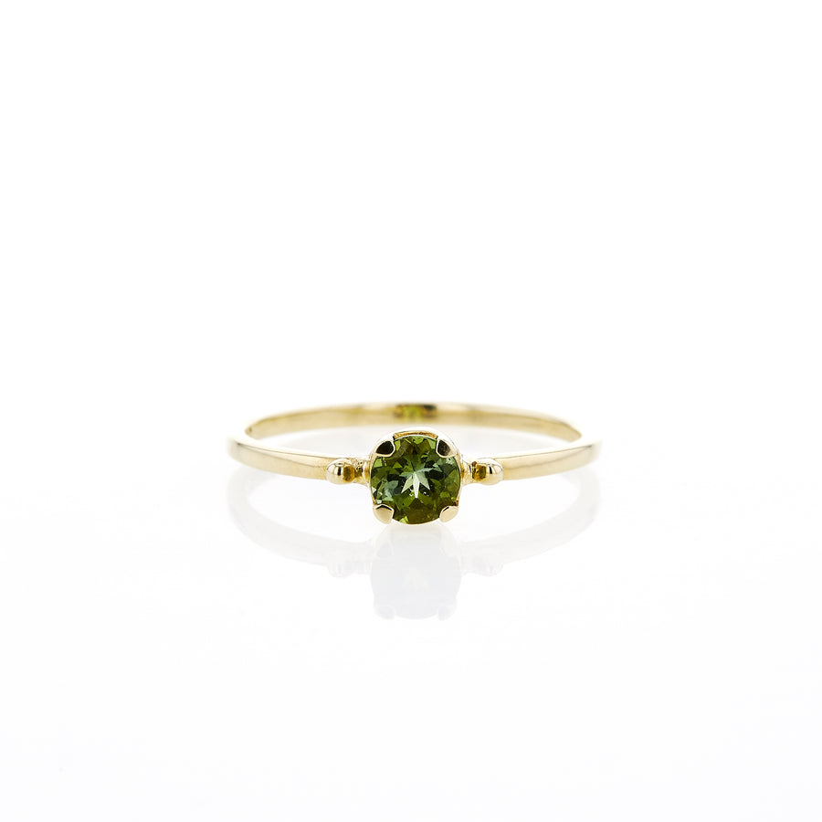 The Skinny Joy Ring in Green Tourmaline