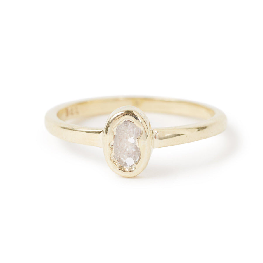 The Oval Diamond Ring-Ring-Black Betty Design