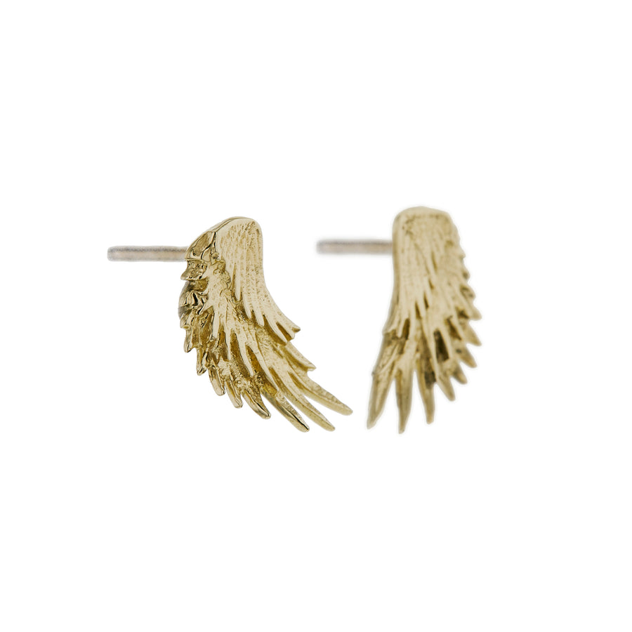 The Wing Stud in 9kt Yellow Gold