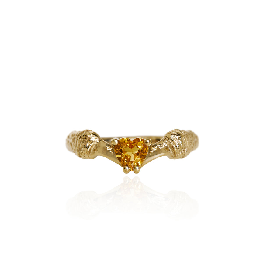 The Claw of Love Ring in Gold