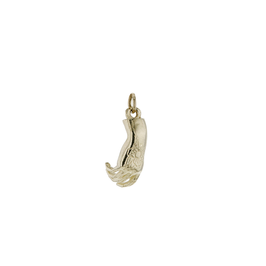 The Wild Card (Hand of Love) Pendant in 9kt Yellow Gold