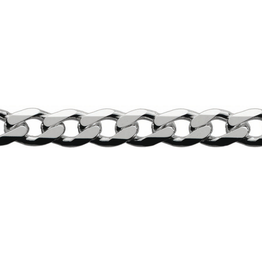 Silver Curb Chain (6L) / 300 Gauge (23cm)