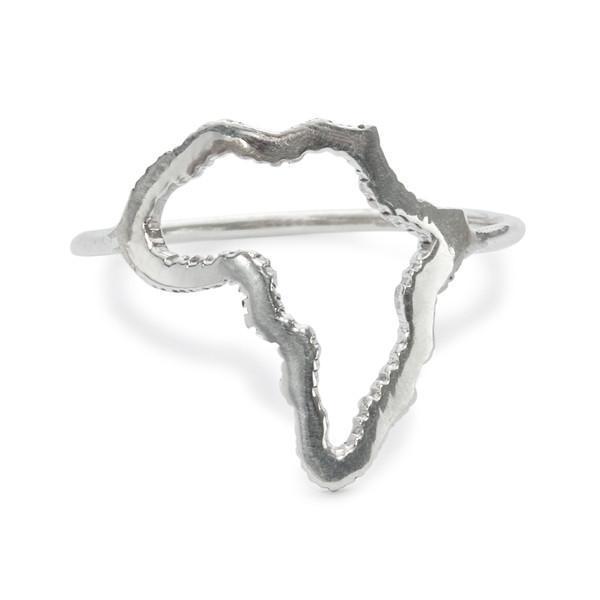 The Silver Africa Ring-Ring-Black Betty Design