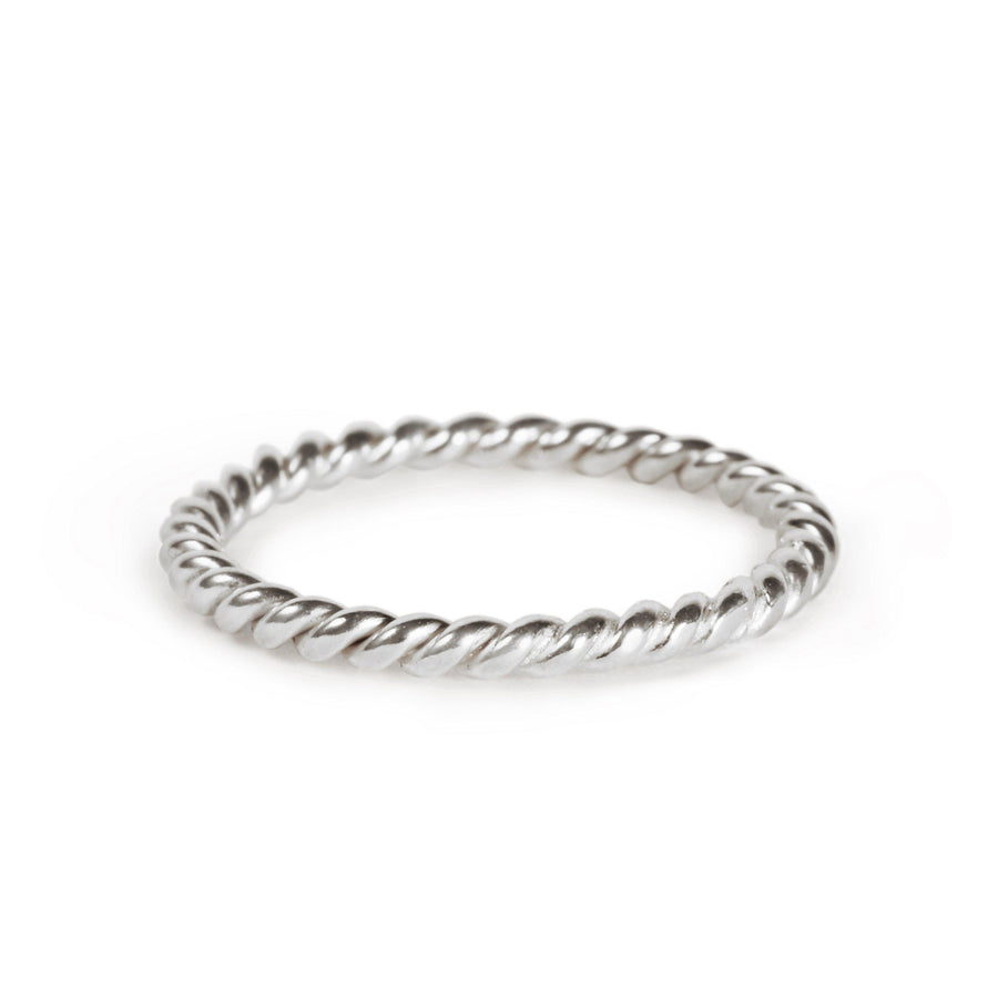 The Twirl Ring in Silver-Ring-Black Betty Design