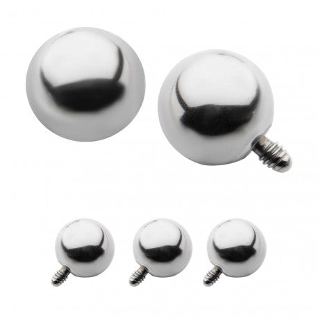 The Titanium 3mm Ball Stud Top - Threaded