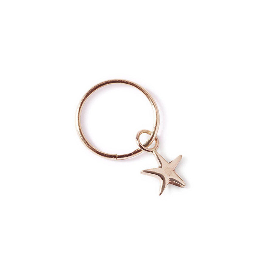 The Star Sleeper in Rose Gold - Single-Earrings-Black Betty Design