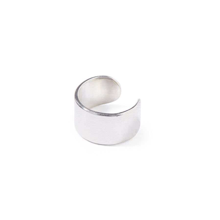 Silver Broad Cuff-Earrings-Black Betty Design