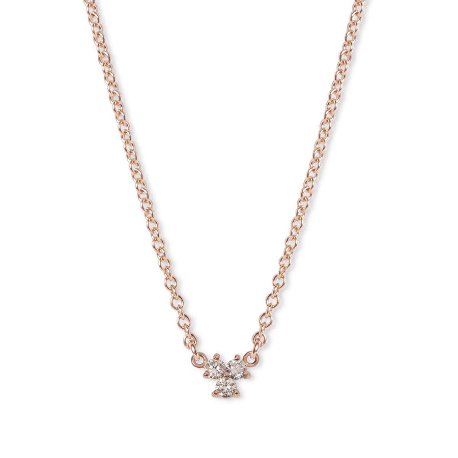 The Trio Diamond Necklace-Necklace-Black Betty Design